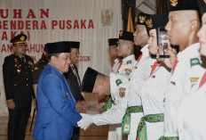 Plt Bupati Pekalongan Sukirman Kukuhkan Paskibraka 2026, Minta Jalankan Tugas dengan Penuh Kehormatan