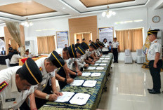 Perkuat Integritas Pemasyarakatan, Kalapas Pekalongan Hadiri Penandatanganan Pakta Integritas di Nusakambangan