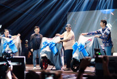 Gelar Launching Bareng Bupati Tegal di Puncak HUT ke-425, Yamaha Gear Ultima Hybrid 125 Disambut Meriah Warga 