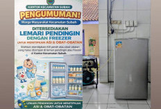 Listrik Padam Lantaran Badai Siklon Tropis, Kecamatan Subah Sediakan Freezer Penitipan ASI dan Obat-obatan