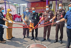 Barang Bukti 22 Perkara Inkracht Dimusnahkan Kejari Kabupaten Pekalongan, Ada Narkotika hingga Kasus Keamanan