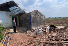 Angin Puting Beliung Hajar Rumah di Desa Sabarwangi Tepat di Hari Jadi Kabupaten Pekalongan