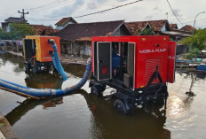 25 Hari Terendam Banjir, Warga Pesisir Tirto Pekalongan Merana, Pemkab Pekalongan Turunkan Mobile Pump