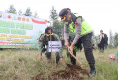 Deforestrasi di Petungkriyono Memprihatinkan, Polres Pekalongan Inisiasi Penghijauan Kembali