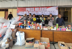 Razia saat Syawalan, Polres Pekalongan Kota Sita 684 Petasan dan 76 Balon Udara Liar