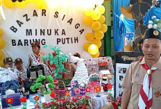 Gebyar Bazar Siaga MI NU Takhassus Karangjati Tampilkan Hasta Karya dari Barang Bekas