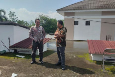 Gedung Labkesda Pekalongan Bocor Saat Hujan Deras, Sekda Langsung Turun Tangan