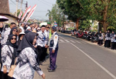 Antusias! Ribuan Guru dan Siswa di Batang Sambut Kunjungan Presiden Prabowo