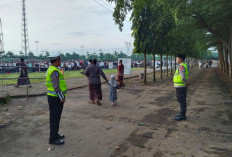 Sebagian Warga Kota Santri Sholat Ied Hari Jumat, Polres Pekalongan Berikan Pengamanan Maksimal