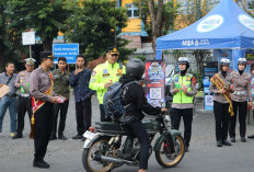 Mudik Seger! Cara Polres Pekalongan Kota Hilangkan Lelah Pemudik yang Melintas di Pantura