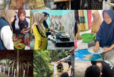 Kreatif! Mahasiswa KKN UNIKAL Sulap Biji Durian Jadi Pangsit dan Pralon Bekas Jadi Reflektor Jalan