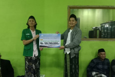 PC GP Ansor Kabupaten Pekalongan Terima Bagi Hasil Usaha Sorban Tour dan Travel Rp126 Juta