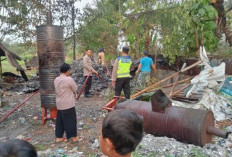 Gudang Bank Sampah di Desa Sukosari Terbakar