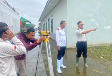Lapas Pekalongan bersama DPUPR Lakukan Survei Elevasi, Perkuat Upaya Mitigasi Banjir