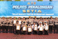 26 Personel Polres Pekalongan Terima Penghargaan