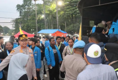 295 Personel Gabungan Kawal Aksi Demo PMII di Kajen, Mahasiswa Diantar Truk Kembali ke Titik Kumpul Usai Aksi 