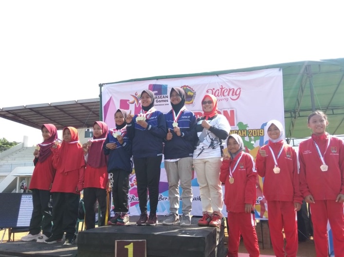 Gondol Tujuh Piala Popda Provinsi , Batang Juara Umum Panahan