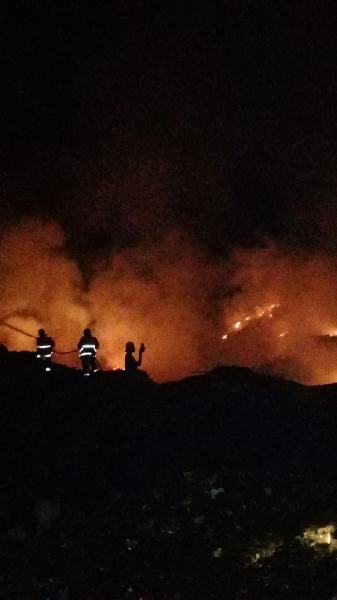 TPA Bojonglarang Terbakar, Diduga Akibat Ledakan Gas Metana