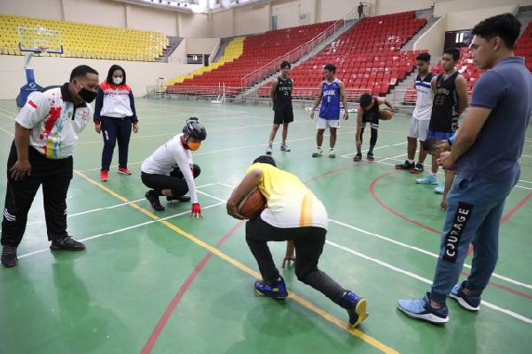 Diajak Ganjar Jajal Venue Baru Jatidiri, Atlet Basket dan Sepatu Roda Jadi Tambah Semangat