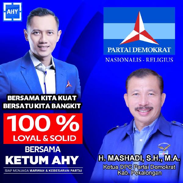 Solid, Demokrat Kabupaten Pekalongan Siap Backup Total AHY