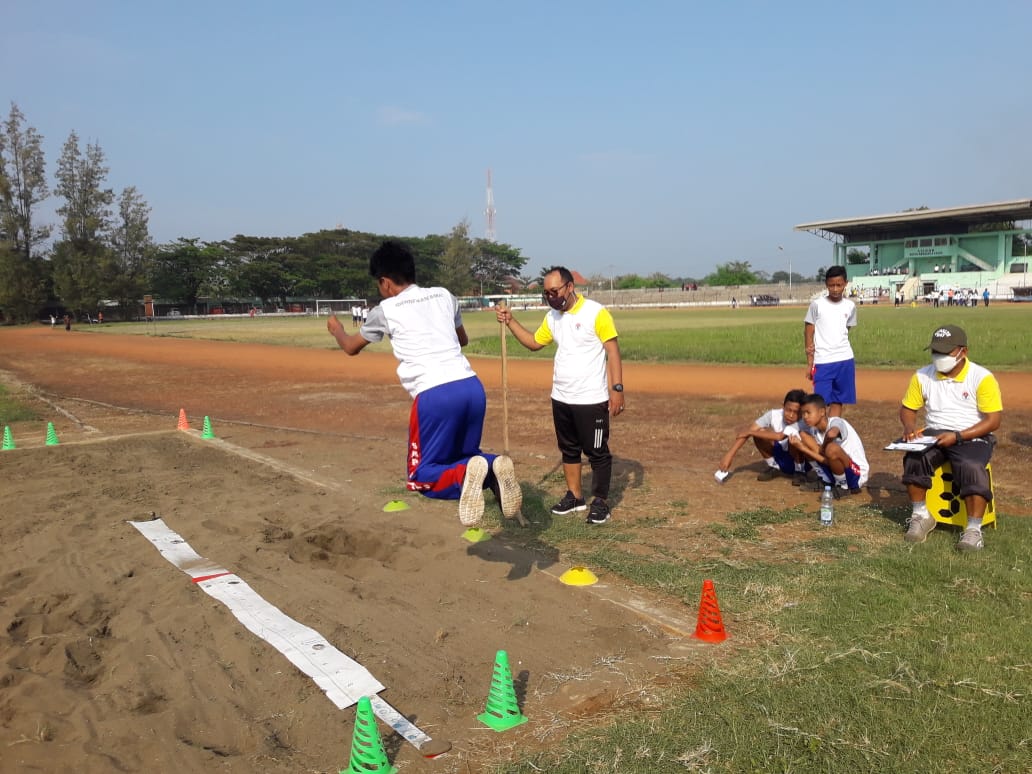 Ratusan Anak Kabupaten Pekalongan Ikuti Tes Identifikasi Bakat Cabor Atletik yang Diselenggarakan Kemenpora