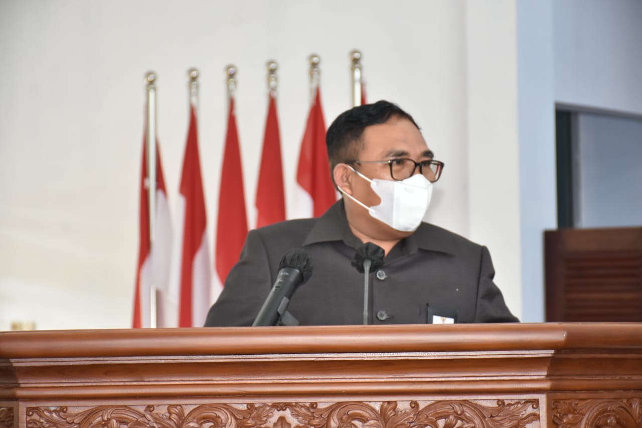 Bupati Asip Pamit pada Anggota Dewan