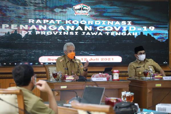 Virus Covid Varian Delta Ditemukan di Beberapa Wilayah Jateng, Ganjar : Kita Harus Semakin Waspada