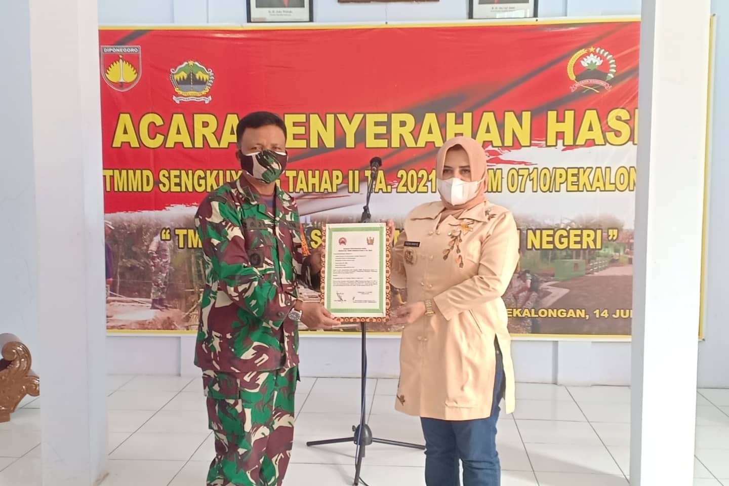 Warga Diminta Menjaga Insfratruktur yang Dibangun dalam Kegiatan TMMD