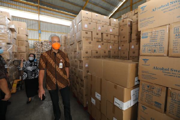 Cek Stok Vaksin, Ganjar Minta Segera Didistribusikan dan Semua Lini Lakukan Percepatan