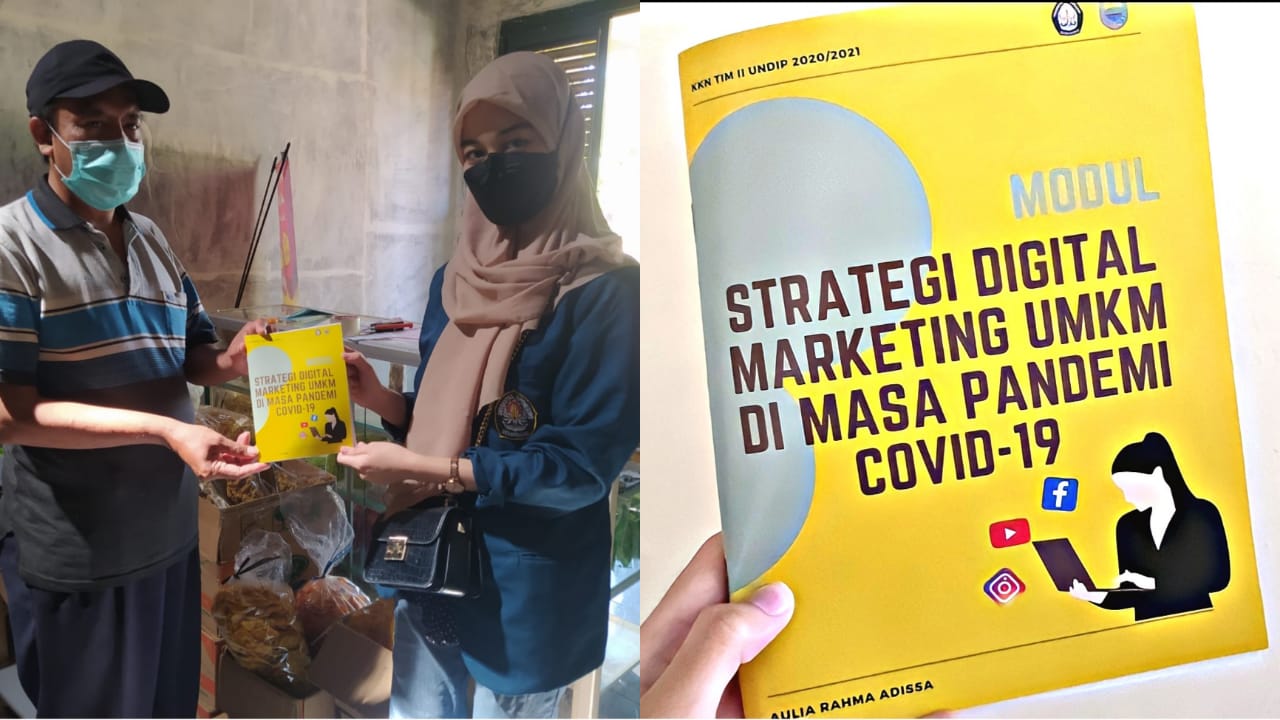 Mahasiswa KKN Undip Ciptakan Modul Strategi Digital Marketing untuk UMKM di Desa Pasekaran