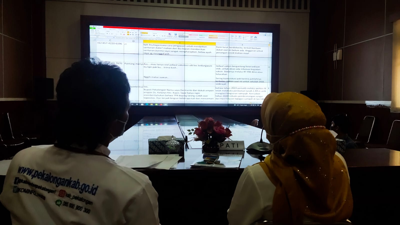 Hanya Beberapa Hari, Puluhan Aduan Masyarakat Masuk di WA Lapor Bupati