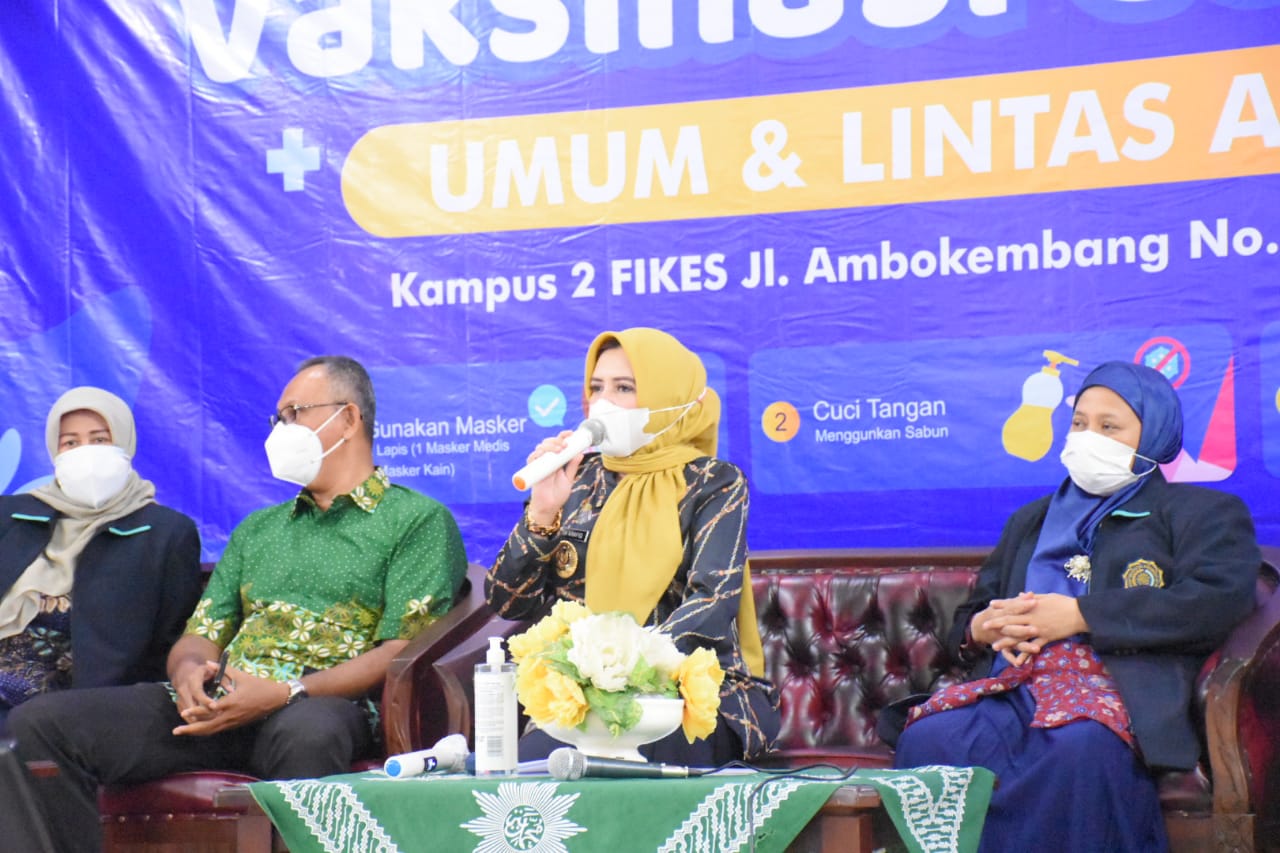 Bupati Fadia Minta Pertanyaan Skrining Sebelum Divaksin Dijawab dengan Jujur