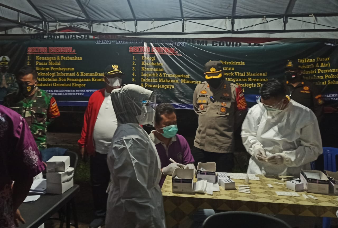 Ratusan Warga Terjaring Patroli Skala Besar