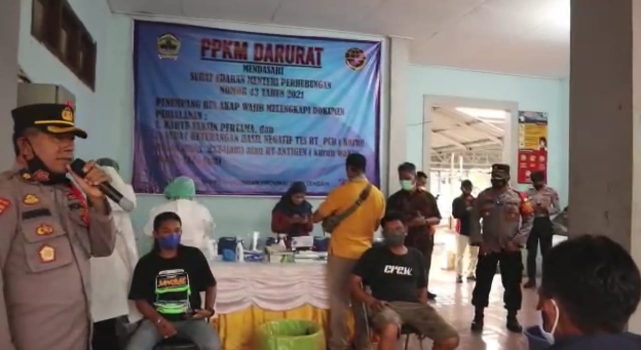 Puluhan Awak dan Penumpang Bus di Swab