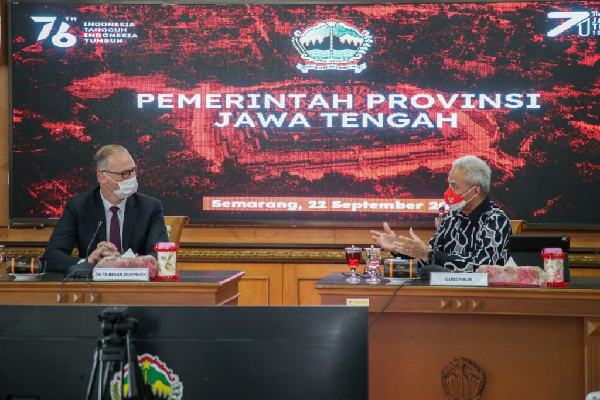 Temui Ganjar, Dubes Denmark Siap Tingkatkan Investasi ke Jateng