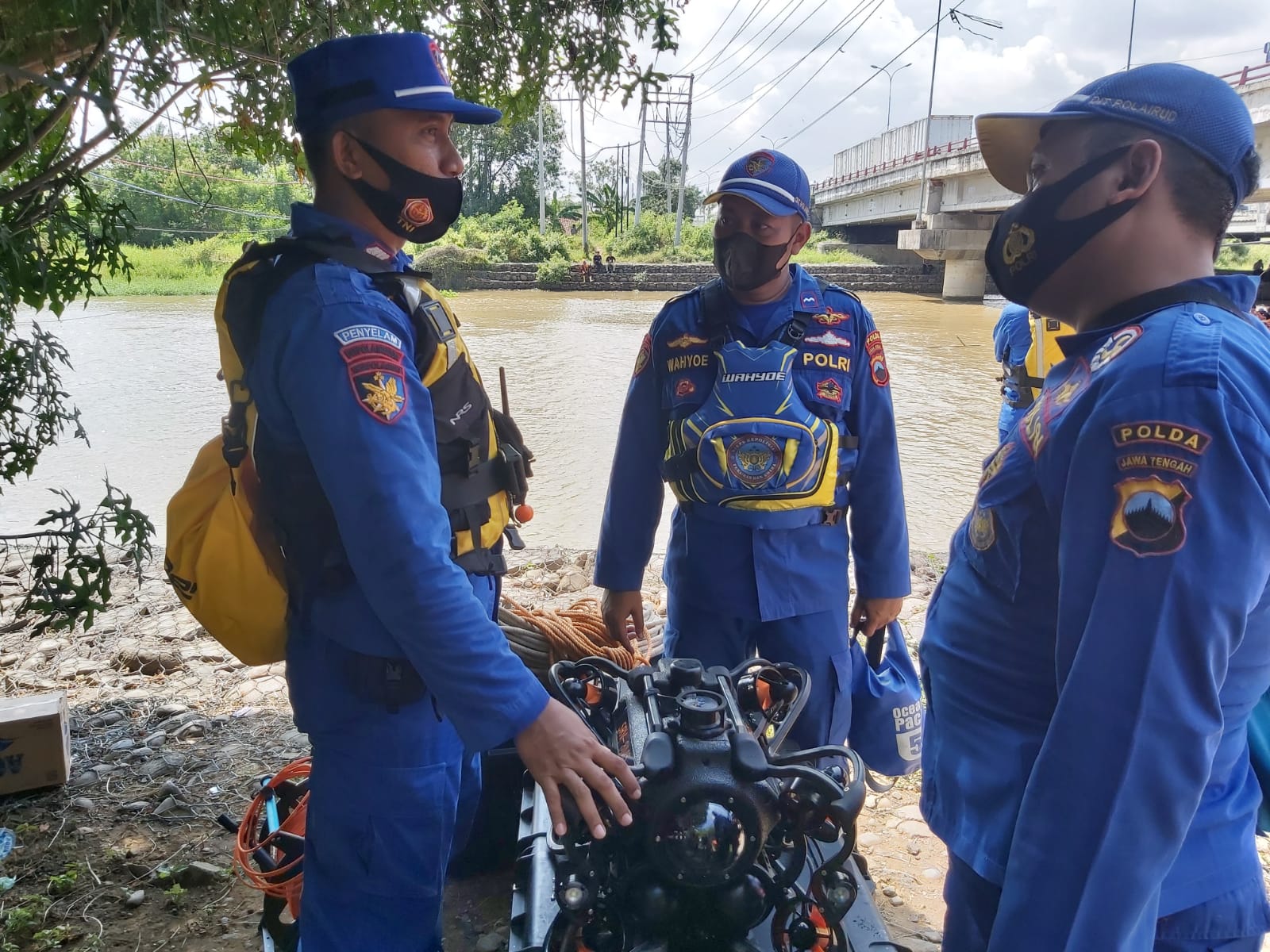 Drone Polairud Diterjunkan Ikut Pencarian Korban Tenggelam