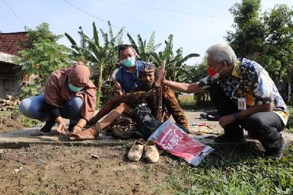 Ganjar Melihat Langsung Adi Sinau Hurip Memanusiakan ODGJ