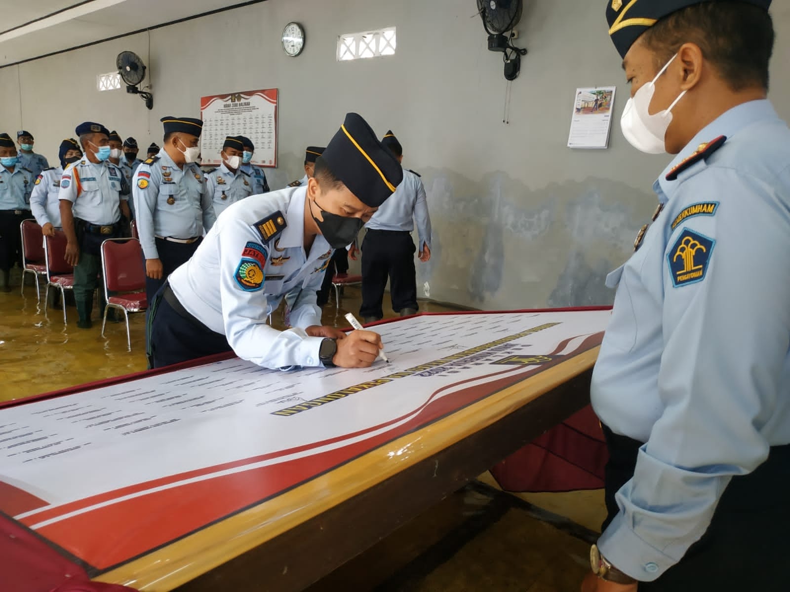 Lapas Kelas IIA Pekalongan Deklarasikan Janji Kinerja Tahun 2022