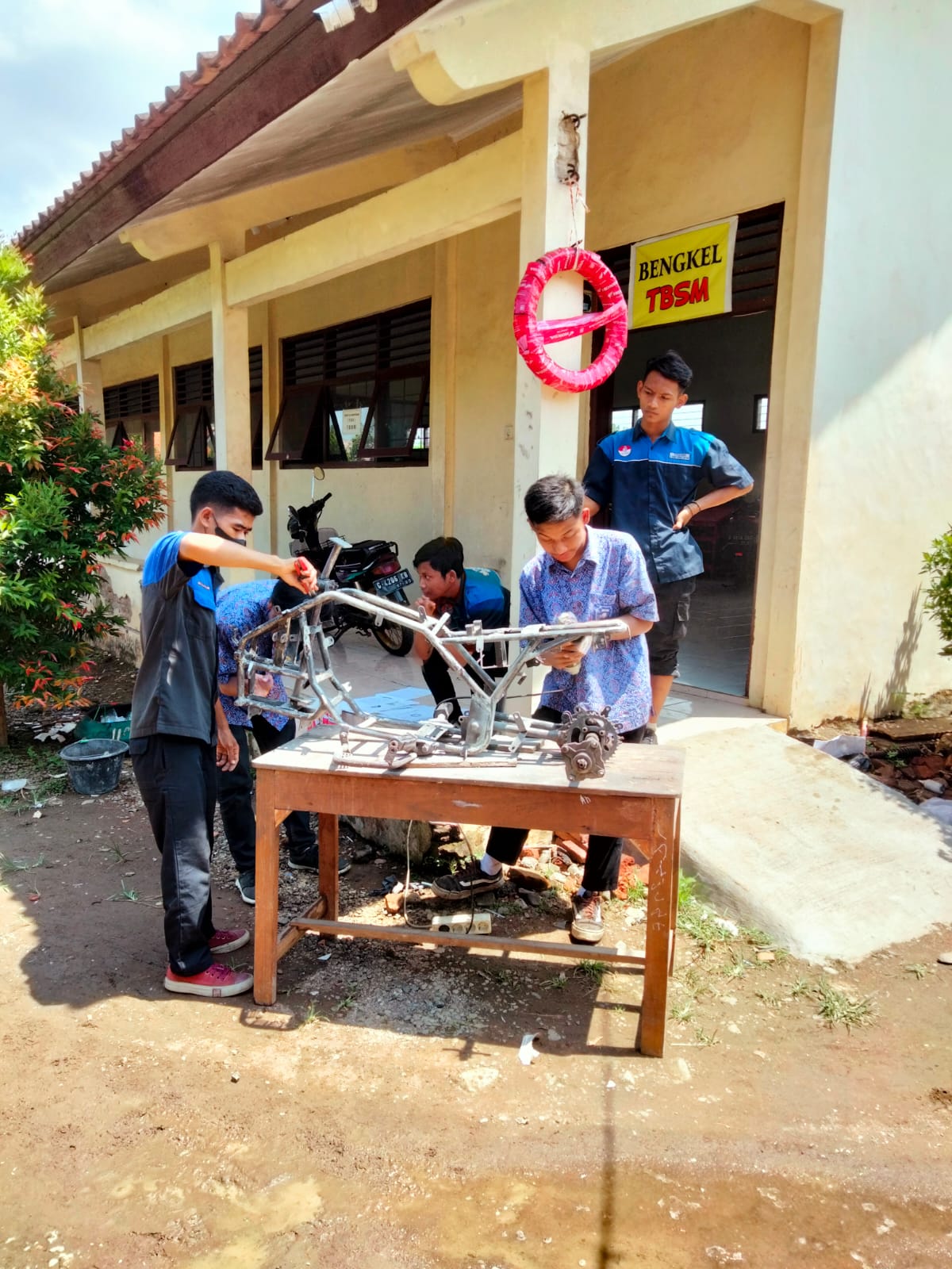 Siswa SMK Yapenda 1 Kedungwuni Ciptakan Motor ATV dari Bahan Bekas