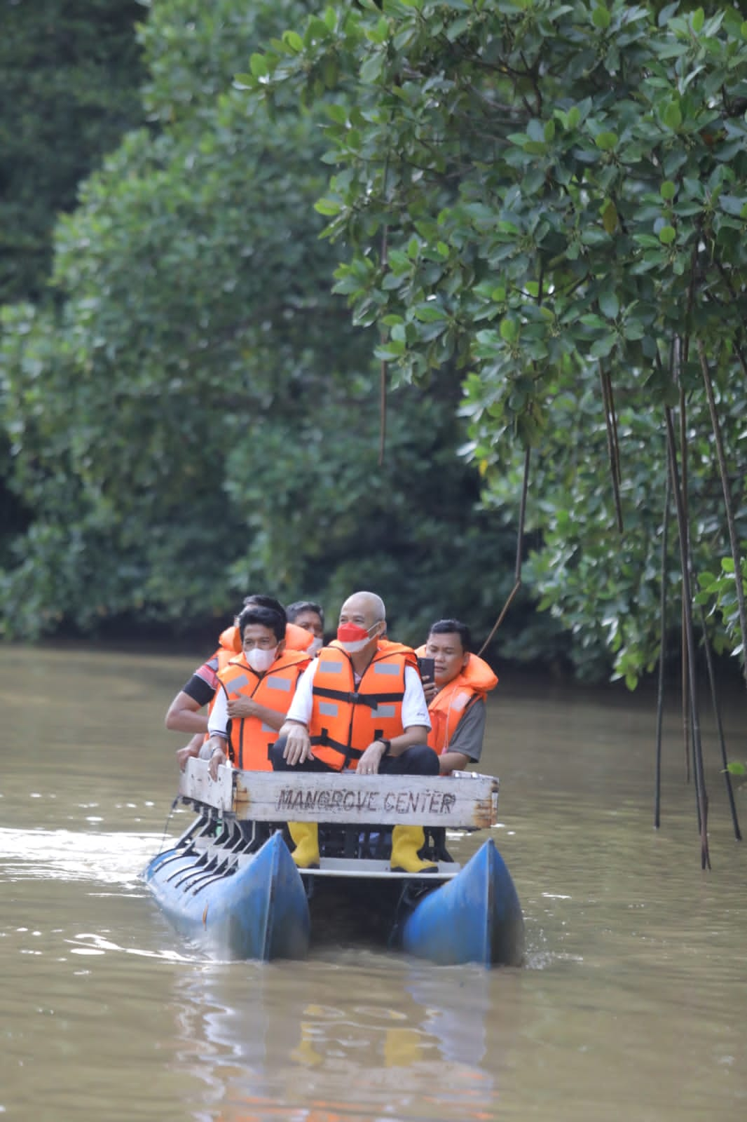 Susuri Kawasan Mangrove Balikpapan, Ganjar: Belum ada yang Melakukan Sekonkret di Kaltim