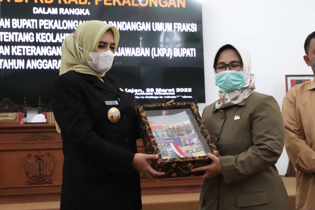 DPRD Kabupaten Pekalongan Segera Bahas dan Beri Tanggapan terkait Penyampaian LKPJ TA 2021 dari Bupati