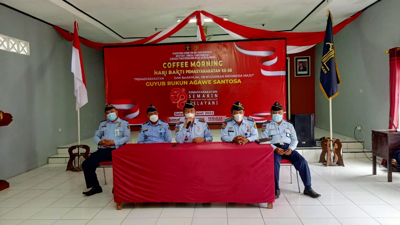 Jalin Komunikasi Antarpetugas, Lapas Pekalongan Gelar Coffee Morning