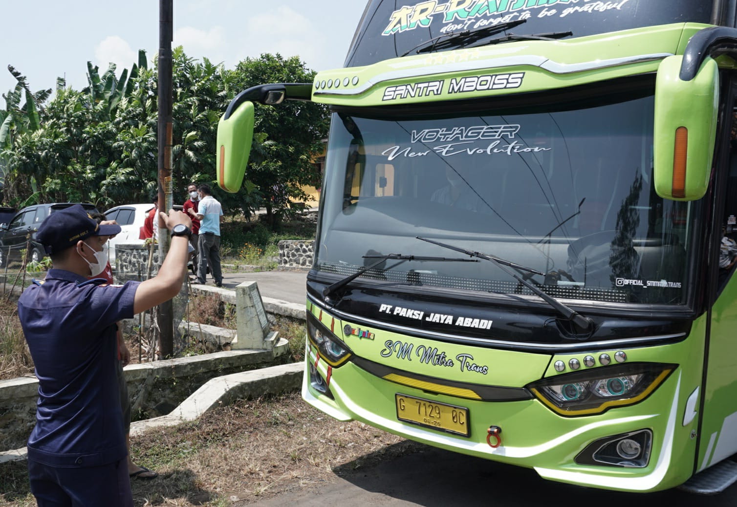 Jelang Mudik Lebaran 2022, Dishub dan Satlantas Lakukan Ram Check ke 12 Garasi Bus