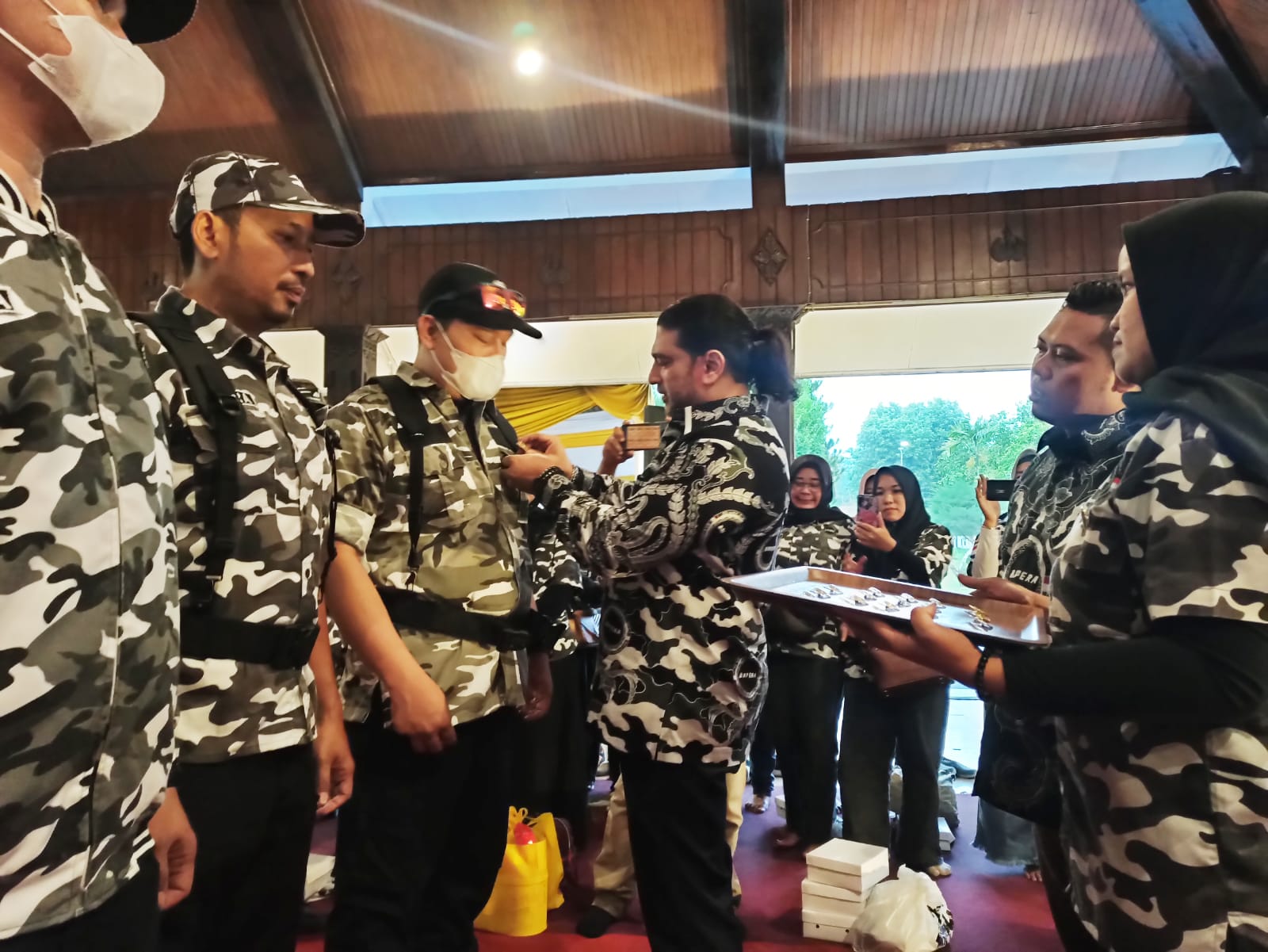 Pasukan Elite Brigade Bapera Kabupaten Pekalongan Dikukuhkan