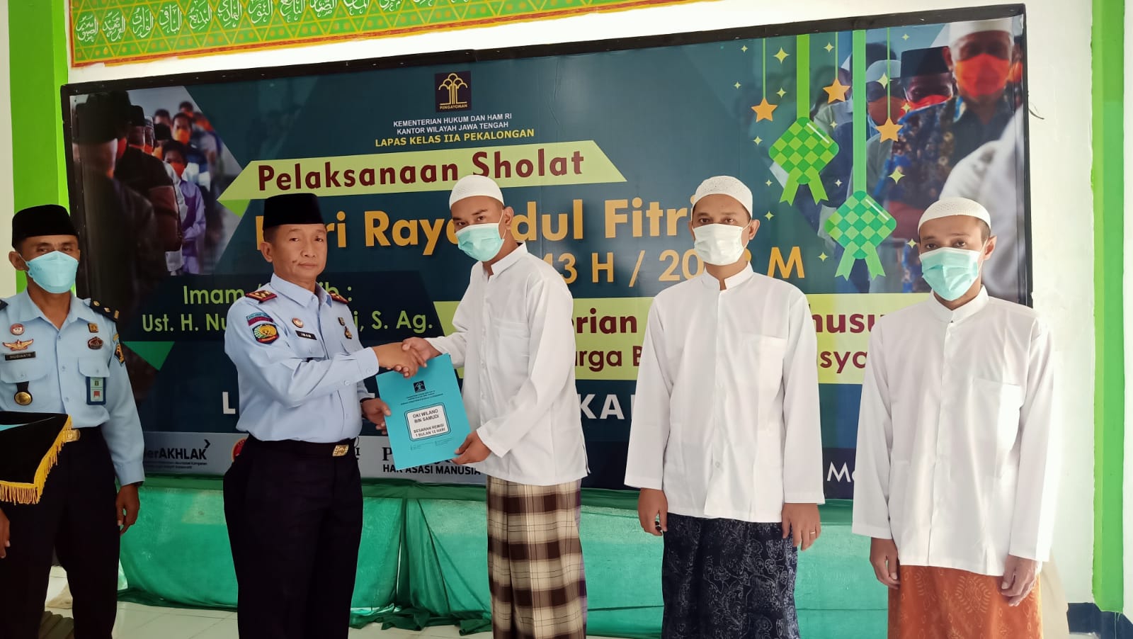 Di Hari Kemenangan, 154 WBP Lapas Pekalongan Terima Remisi Khusus Idulfitri