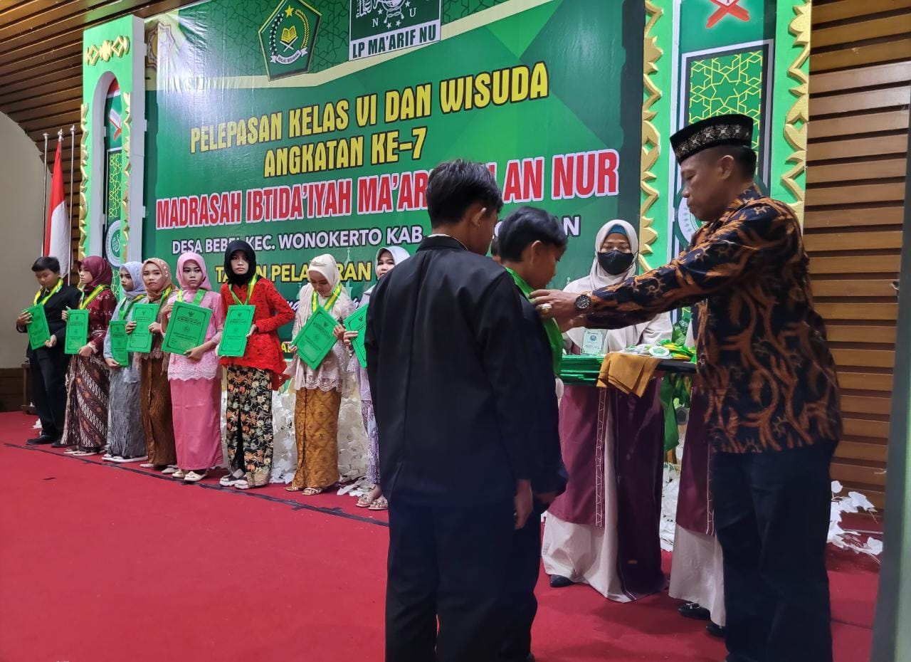 Wisuda Ke-7, MI Ma'arif NU An Nur Bebel Mewisuda 28 Siswa