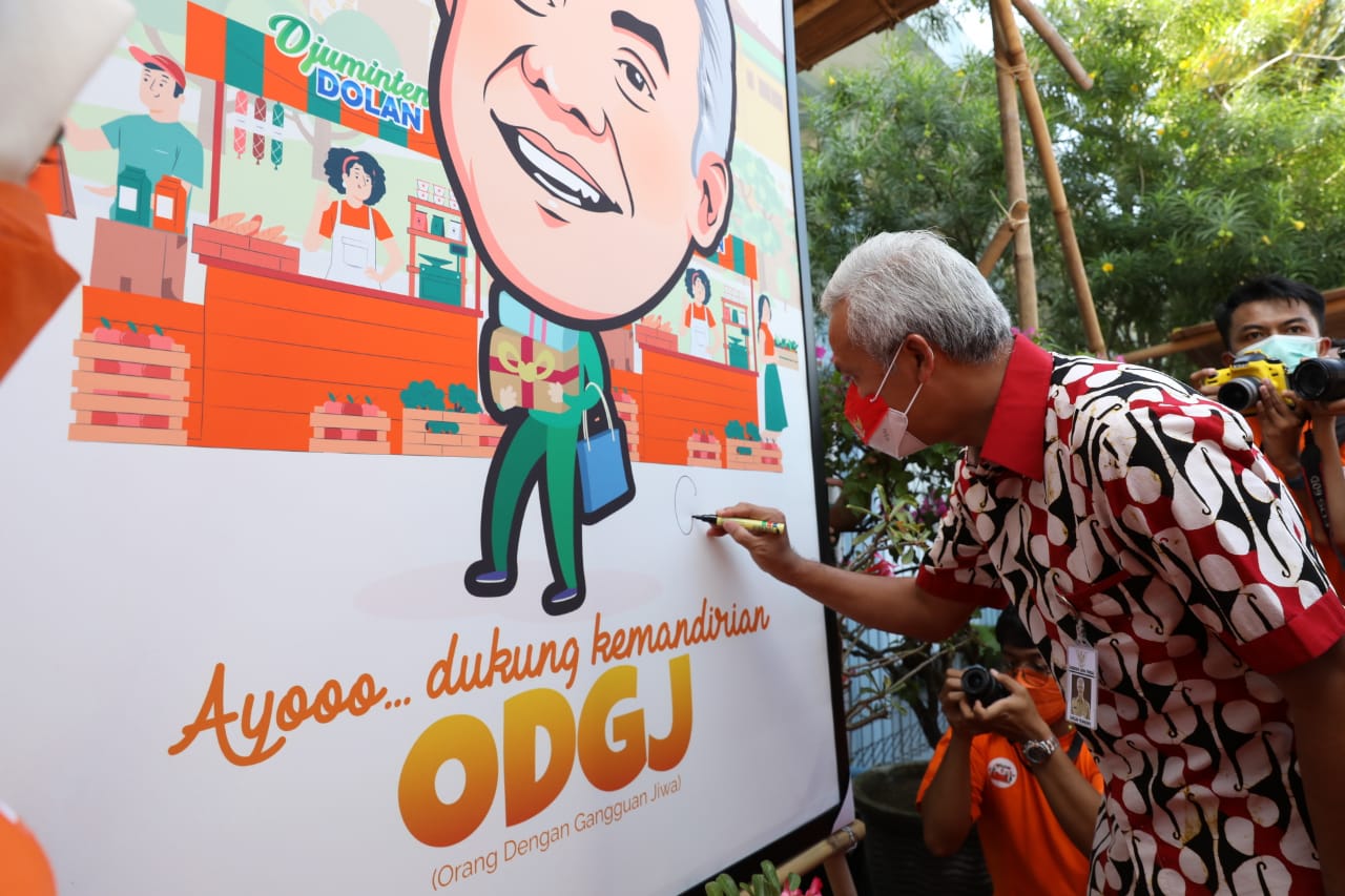 Dukung Program Kemandirian Ekonomi Eks ODGJ, Ganjar : Mereka Ini Musti Dimandirikan