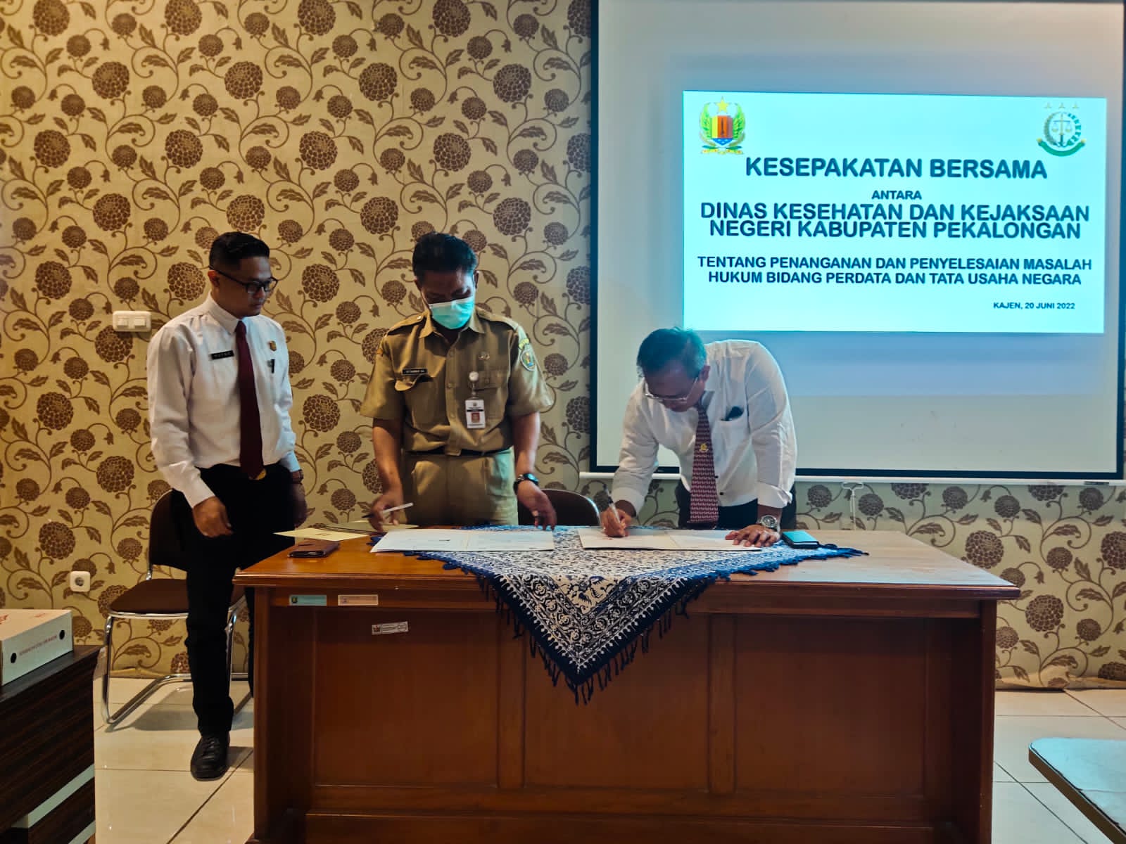 Dinas Kesehatan Didampingi Kejaksaan agar On The Track