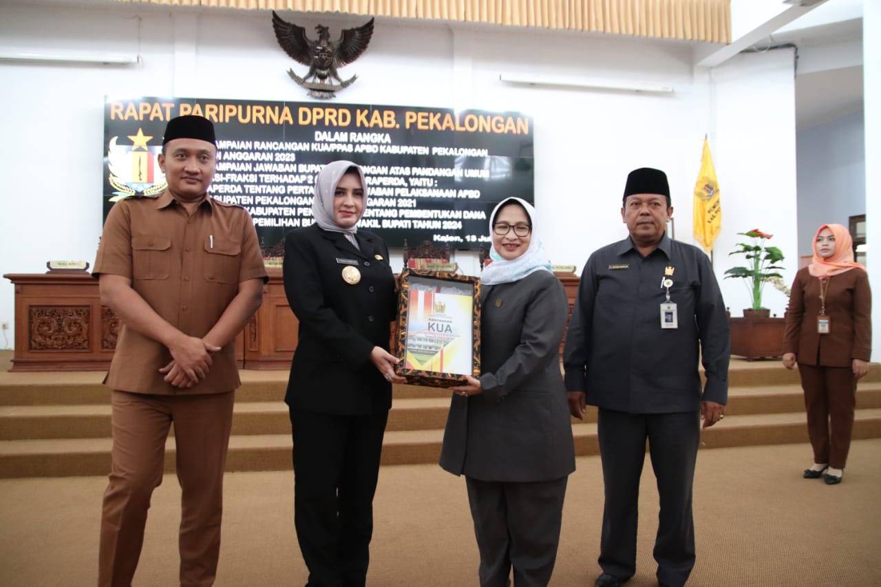 Terima Rancangan KUA PPAS, DPRD Kabupaten Pekalongan Berharap Anggaran Perbaikan Jalan Rusak Masuk di APBD Tah