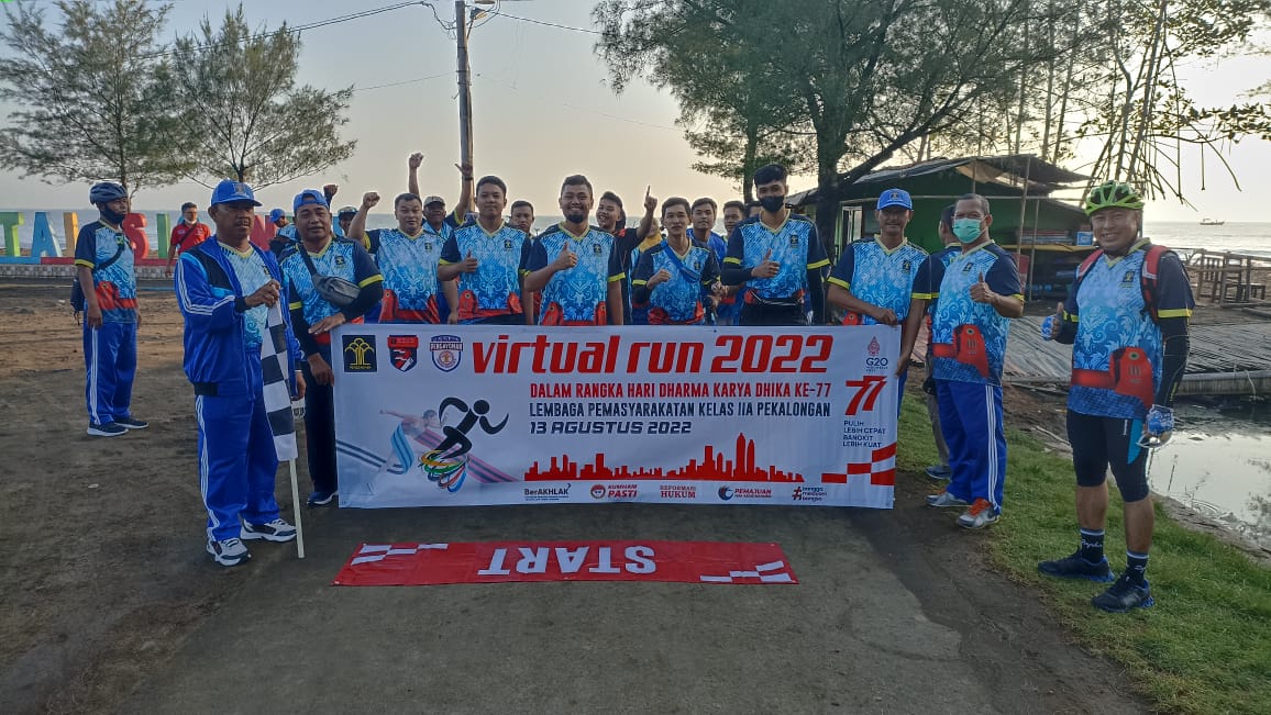 Menuju Puncak HDKD ke-77, Lapas Pekalongan Gelar Virtual Run, Gowes Fun Bike dan Elpaskal's Goy Talent